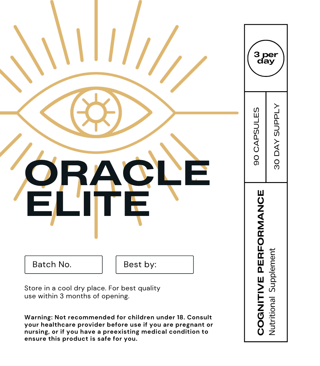 Oracle Elite – Advanced Cognitive Performance, Detox & Brain Health Formula